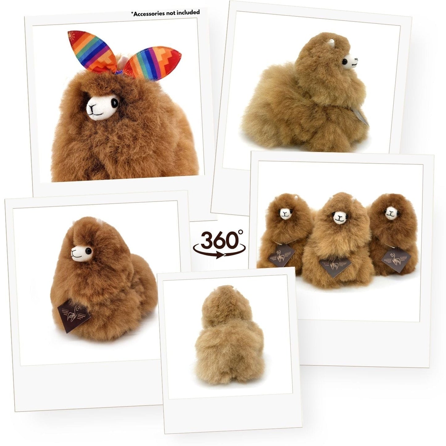 【LAST DAY 70% OFF 】 Hazelnut Dream Alpaca – Luxuriously Soft Handcrafted Plush (Made in USA) 🦙✨