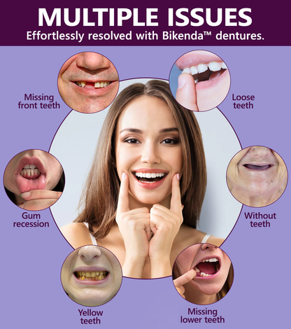 (Official website) 𝐁𝐢𝐤𝐞𝐧𝐝𝐚® Silicone Denture Kit Recommended by the Canadian Dental Association✨