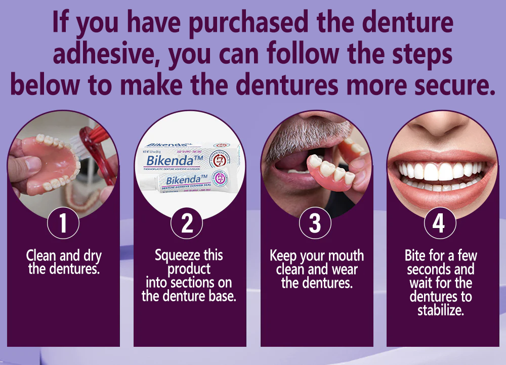 (Official website) 𝐁𝐢𝐤𝐞𝐧𝐝𝐚® Silicone Denture Kit Recommended by the Canadian Dental Association✨