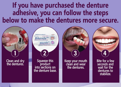 (Official website) 𝐁𝐢𝐤𝐞𝐧𝐝𝐚® Silicone Denture Kit Recommended by the Canadian Dental Association✨