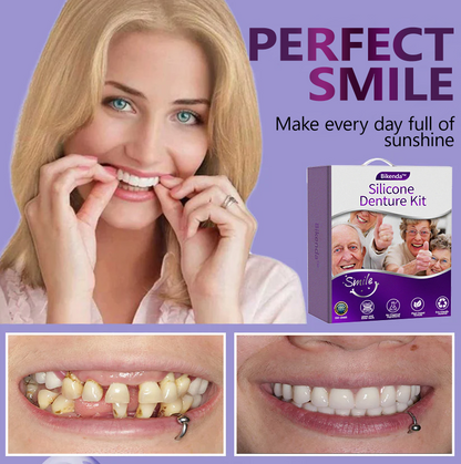 (Official website) 𝐁𝐢𝐤𝐞𝐧𝐝𝐚® Silicone Denture Kit Recommended by the Canadian Dental Association✨