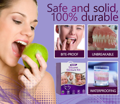 (Official website) 𝐁𝐢𝐤𝐞𝐧𝐝𝐚® Silicone Denture Kit Recommended by the Canadian Dental Association✨