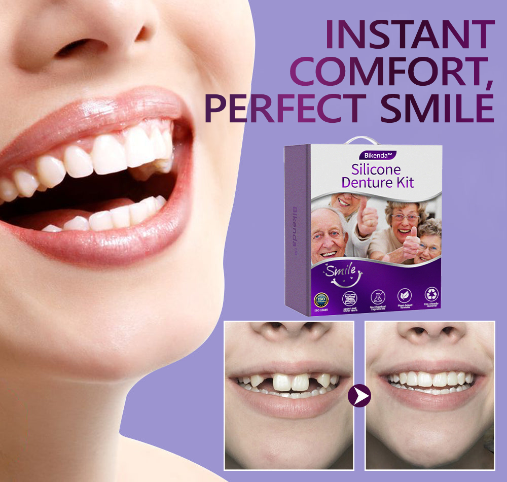 (Official website) 𝐁𝐢𝐤𝐞𝐧𝐝𝐚® Silicone Denture Kit Recommended by the Canadian Dental Association✨
