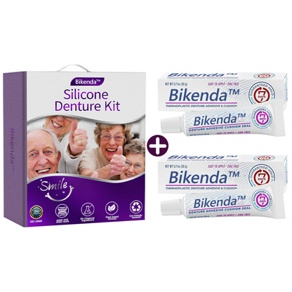 (Official website) 𝐁𝐢𝐤𝐞𝐧𝐝𝐚® Silicone Denture Kit Recommended by the Canadian Dental Association✨