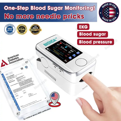 [Official Store] Bikenda™ Non-Invasive Blood Glucose Meter + Exclusive Gift [99.9% Accuracy]⚕️