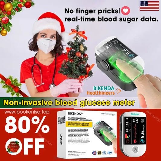 【𝐔𝐒 𝐌𝐞𝐝𝐢𝐜𝐚𝐥】Bikenda™ 3-in-1 Advanced Health Monitor – Blood Glucose, Blood Pressure & ECG with 99.9% Accuracy