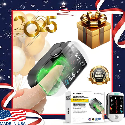 【OFFICIAL STORE】Bikenda™ Intelligent Non-Invasive Laser Blood Glucose Meter [99.9% Accuracy]🎄 - Recommended by A.M.A.