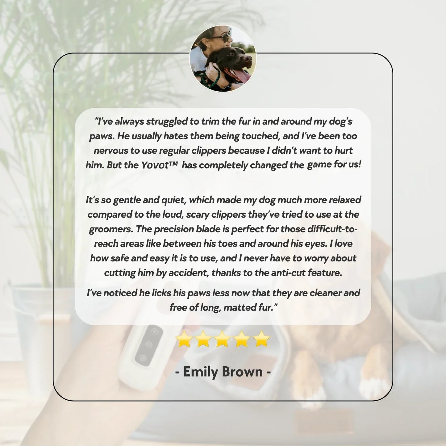 [Official Store] Last Day Discount: 70% OFF Yovot™ Pet Clippers：With ultrasonic cleaning and anti-inflammatory function🐾