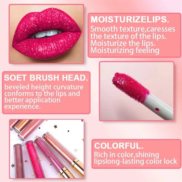 Fubsta® Metallic Liquid Diamond Glitter Lipstick💋💖