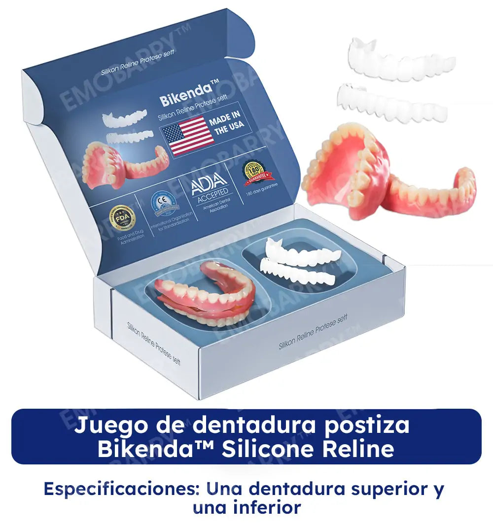 【Official Store】Bikenda™ Premium Custom Silicone Denture Set – Hurry, 30-Minute Flash Sale! ⏰