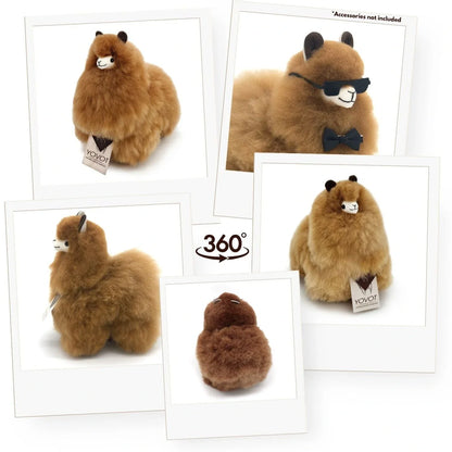 【LAST DAY 70% OFF 】 Hazelnut Dream Alpaca – Luxuriously Soft Handcrafted Plush (Made in USA) 🦙✨