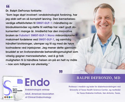 Fubsta® SMGT-GLP-1 Nano Microneedle Patch 2.0 (✅Smertefri, langvarig, som behandler diabetes, fedme og kardiovaskulære sykdommer) - 🔥Se resultater på 7 dager