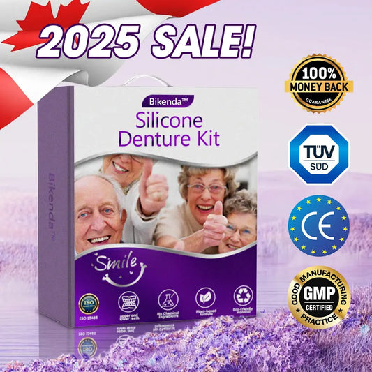 (Official website) 𝐁𝐢𝐤𝐞𝐧𝐝𝐚® Silicone Denture Kit Recommended by the Canadian Dental Association✨