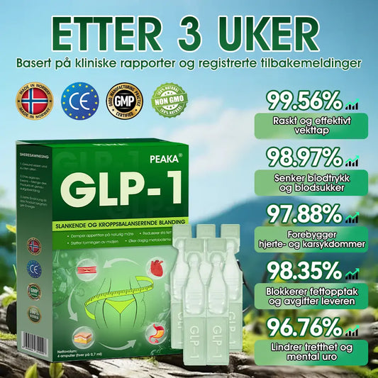 | Offisiell Butikk | 𝐏𝐄𝐀𝐊𝐀® 𝐆𝐋𝐏-𝟏 𝐕𝐞𝐤𝐭𝐭𝐚𝐩 𝐎𝐫𝐚𝐥 𝐋ø𝐬𝐧𝐢𝐧𝐠 – 👨‍⚕️ Fedme, Hjerte- og karsykdommer, Diabetes, Søvnapné, Leddproblemer og Mer🌺