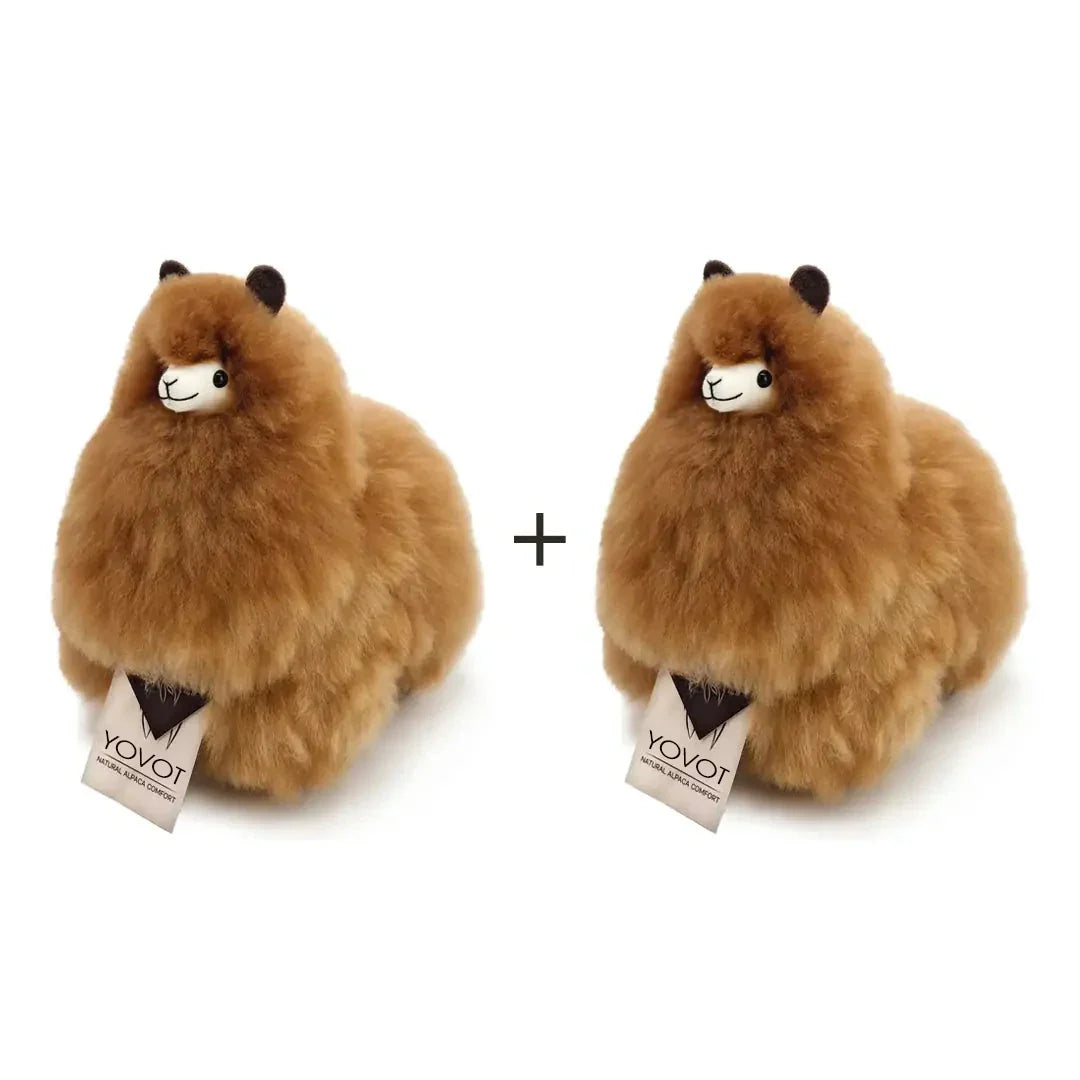 【LAST DAY 70% OFF 】 Hazelnut Dream Alpaca – Luxuriously Soft Handcrafted Plush (Made in USA) 🦙✨