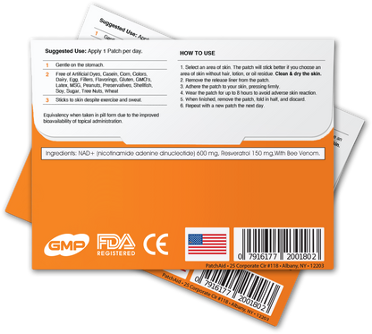 [7 Days to See Results] Tnnedey® NAD+ Bee Venom Patch – Ultimate Skin Rejuvenation & Energy Boost（Last Day Discount：70%） (Copy)