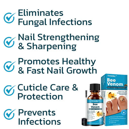 𝐓𝐧𝐧𝐞𝐝𝐞𝐲® Bee Venom Toenail Fungus Treatment Solution🐝💅 - Say Goodbye to Nail Fungus✨