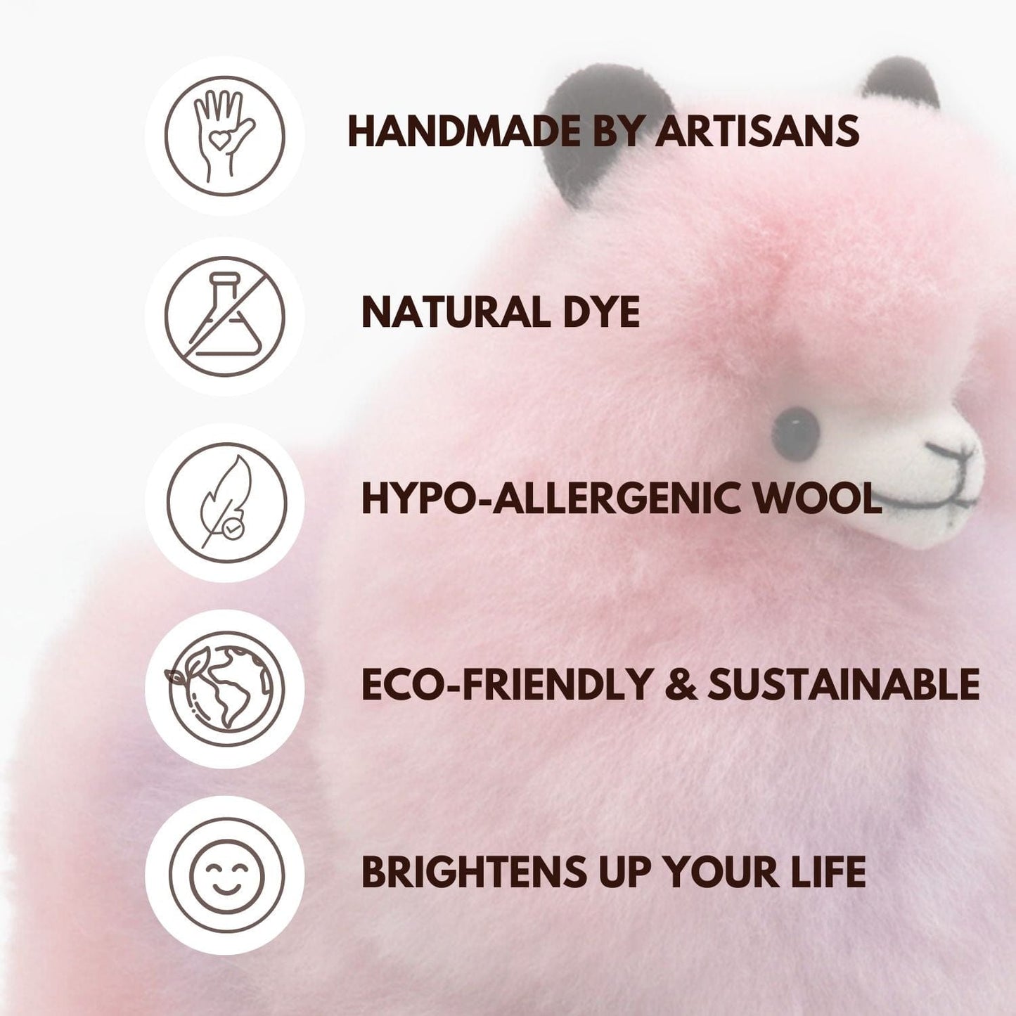 【LAST DAY 70% OFF 】 Hazelnut Dream Alpaca – Luxuriously Soft Handcrafted Plush (Made in USA) 🦙✨