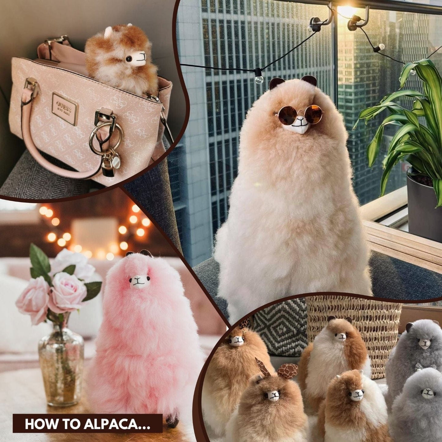 【LAST DAY 70% OFF 】 Hazelnut Dream Alpaca – Luxuriously Soft Handcrafted Plush (Made in USA) 🦙✨