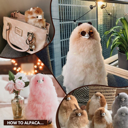 【LAST DAY 70% OFF 】 Hazelnut Dream Alpaca – Luxuriously Soft Handcrafted Plush (Made in USA) 🦙✨